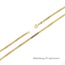Panzerkette echt Gold 333 Glanz 3mm Länge 50cm