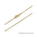 Halskette Fantasie echt Gold 333 Glanz 1,5mm Länge 45cm