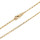 Halskette Fantasie echt Gold 333 Glanz 1,5mm Länge 45cm