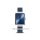 Bering Damenuhr Milanaiseband blau 14528-307