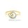Damenring Goldring Kringel echt Gold 333 mit Zirkonia