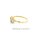 Damenring Goldring Kringel echt Gold 333 mit Zirkonia