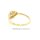 Damenring Goldring Kringel echt Gold 333 mit Zirkonia