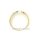Goldring zweifarbig geflochten mit Zirkonia echt Gold 333 Glanz