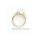 Damenring mit Perle und 3 Diamanten echt Gold 585 Ringweite 61