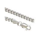 Panzerkette massiv Silber 925 Glanz 3,3 mm
