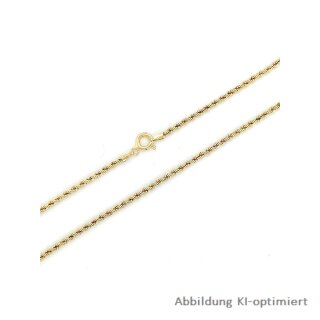 Kordelkette echt Gold 585 Glanz 2mm Länge 50cm