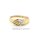 Damenring mit 3 Diamanten echt Gold 333 matt/Glanz Ringweite 58