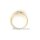 Damenring mit 3 Diamanten echt Gold 333 matt/Glanz Ringweite 58