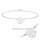 Armband Blume des Lebens echt Silber 925 Glanz ca. 18cm