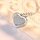 Anhänger Herz mit Zirkonia echt Silber 925 Glanz inkl. Kette 45cm