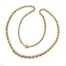 Halskette Kordelkette verlaufend echt Gold 333 Länge...