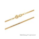 Veneziakette Venezianerkette glänzend, echt Gold...