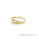 Damenring mit Diamant echt Gold 333 Ringweite 53