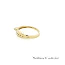 Damenring mit Diamant echt Gold 333 Ringweite 53