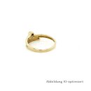 Damenring mit Diamant echt Gold 333 Ringweite 53