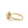 Damenring echt Gold 585 mit Opalith hell oval