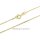 Ankerkette echt Gold 585 Glanz 1,1mm