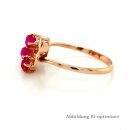 Damenring Zweig echt Rotgold 585 Glanz Ringweite 59