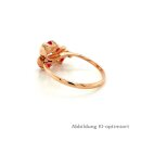 Damenring Zweig echt Rotgold 585 Glanz Ringweite 59