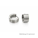 Klappcreolen Edelstahl Glanz oder matt 7x14mm