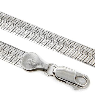 Armband Silber 925 flach gemustert