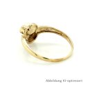 Damenring mit Perle und Zirkonia echt Gold 333 Glanz Ringweite 59