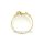 Damenring mit Perle und Zirkonia echt Gold 333 Glanz Ringweite 59