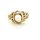 Damenring mit Perle natürliche Form echt Gold 333 Ringweite 55