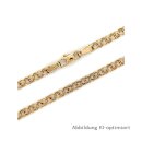 Fantasiekette echt Gold 333 Glanz 4mm 45cm