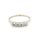 Damenring Verlobungsring mit 5x Diamant echt Weißgold 585 Glanz Ringweite 63