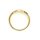Damenring "Welle" mit Zirkonia echt Gold 585 bicolor