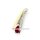 Gleiter Anhänger Rubin Tropfen und Diamanten echt Gold 585 bicolor 21x7mm