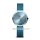 Bering Damenuhr Stahl Meshband hellblau Saphirglas 18132-Charity1