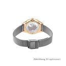 Bering Damenuhr Ultra Slim Stahl Meshband bicolor 17031-010