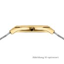 Bering Damenuhr Ultra Slim Stahl Meshband bicolor 18729-010