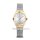Bering Damenuhr Ultra Slim Stahl Meshband bicolor 18729-010