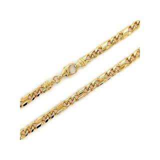 Halskette Lakatenerkette echt Gold 750 Glanz 5mm Länge 42cm