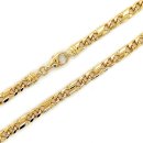 Halskette Lakatenerkette echt Gold 750 Glanz 5mm Länge 42cm