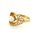 Damenring vintage echt Gold 585 mit Perle Ringweite 51