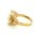 Damenring vintage echt Gold 585 mit Perle Ringweite 51