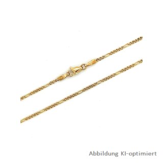 Figarokette echt Gold 585 Glanz Stärke ca. 1,7mm Länge 50cm