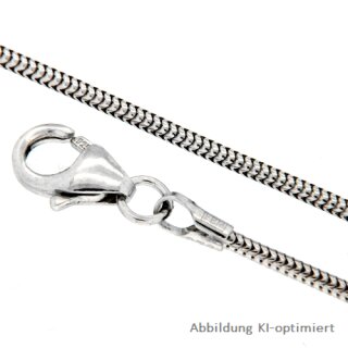 Schlangenkette rund echt Silber 925 Glanz Stärke 1,4mm