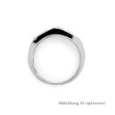 Brillantring Diamantring bicolor echt Gold 585 Glanz Ringweite 57