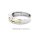 Brillantring Diamantring bicolor echt Gold 585 Glanz Ringweite 57