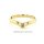 Damenring mit Zirkonia echt Gold 333 Glanz Ringweite 48