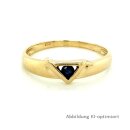 Damenring mit synth Safir echt Gold 333 Ringweite 55
