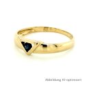 Damenring mit synth Safir echt Gold 333 Ringweite 55