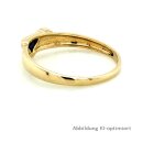 Damenring mit synth Safir echt Gold 333 Ringweite 55