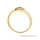 Damenring mit synth Safir echt Gold 333 Ringweite 55
